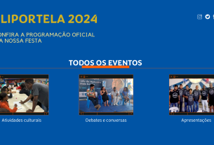 Banner apresenta Programação-FliPortela 2024